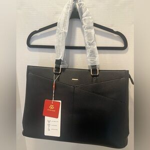 Lovevook NWT Black Women's Laptop Work/Travel 
Minimalist ‘Business Fashion’ Bag